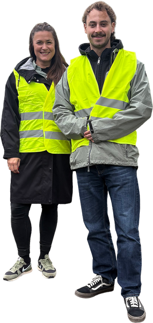 proWIN Nachhaltigkeitsteam: Dr. Karin Kiefer und Matthias Schikofsky